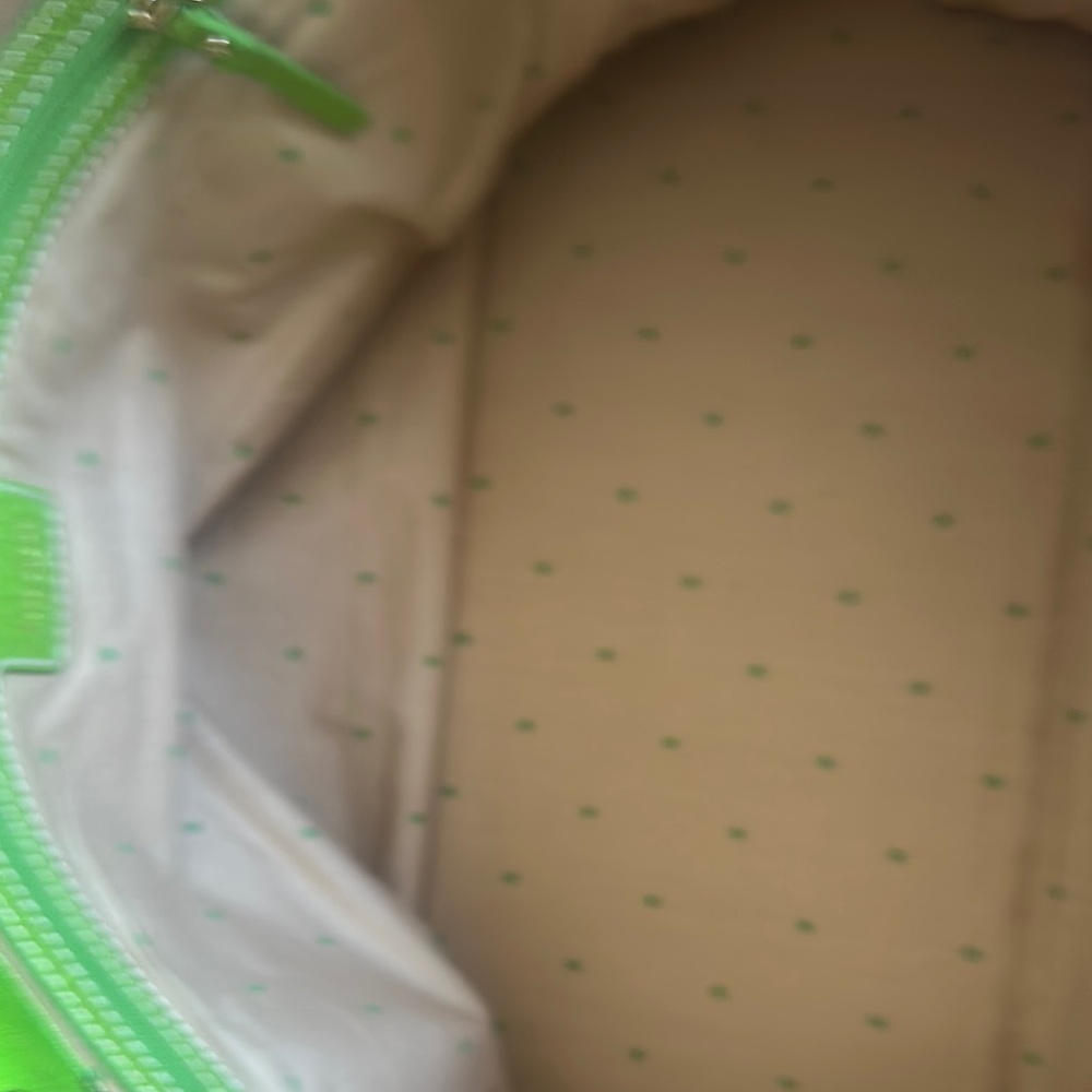 Kate Spade Green and Pink Travel Bag with Tropical Print - Picture 5 of 11
